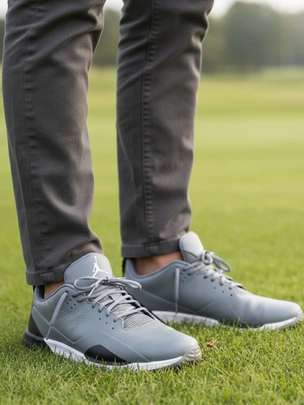 📌 Jordan ADG 3 Golf Shoes Cool Grey Black Spikeless Sz 15